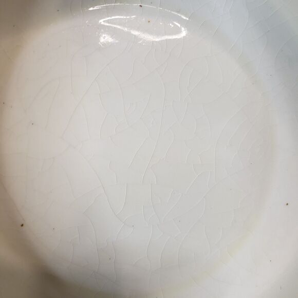 Vintage MCM Red and White Stripe Ceramic Lidded Dresser Jar Candy Dish - Picture 4 of 9